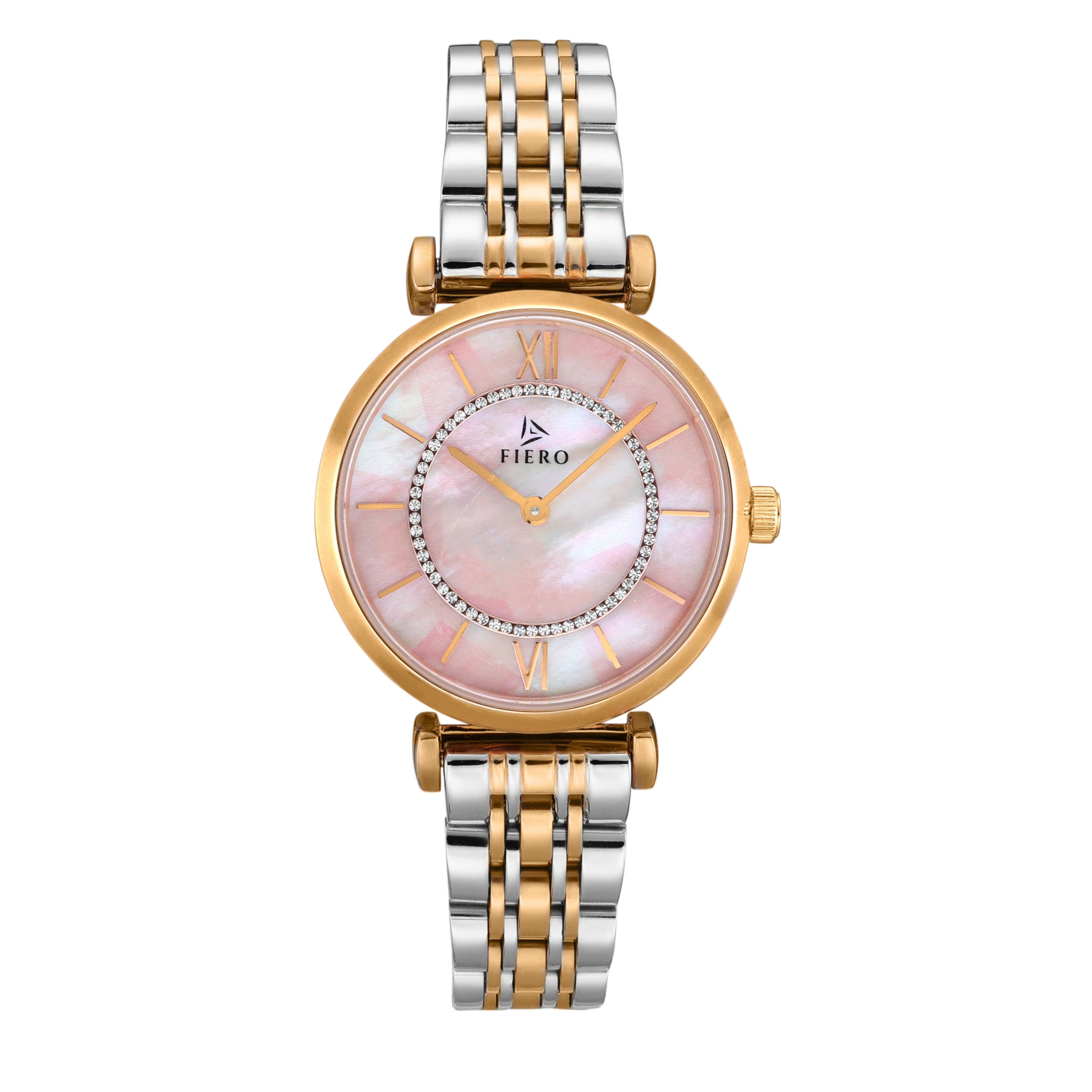 Swarovski Diamond Pink Mother of Pearl Fiero Watches